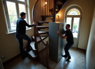 Monter un canapé ou un frigo par les escaliers à Bruxelles : bonne idée ou fausse économie ?