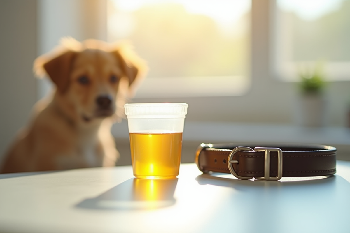 chien urine