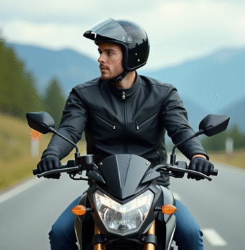 Comparatif des motos 125 cm³ : sportives ou roadsters ? Jeune homme en moto sportive sur route pittoresque